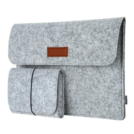 Tobacco Pouch Mac - dodocool 12 Inch Laptop Felt Sleeve Envelope Cover Ultrabook Carrying Case Notebook Protective Bag with Mouse Pouch for 12
