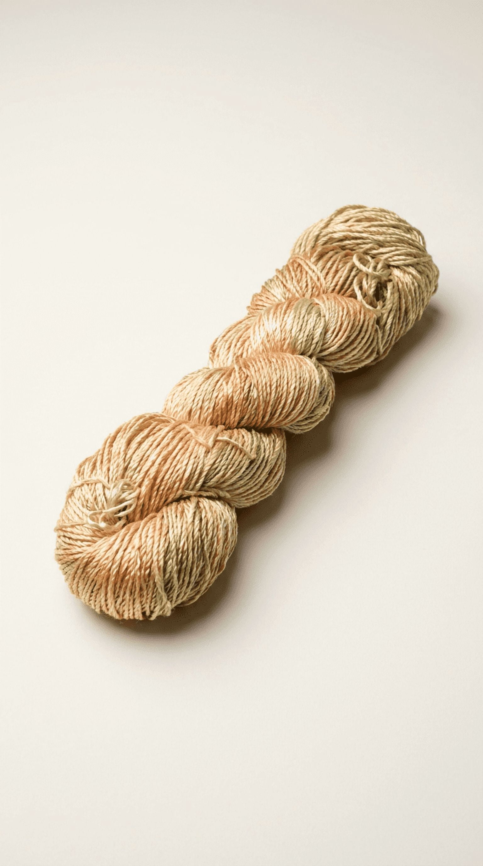 Knitsilk 3 Ply 100% Mulberry Silk Lace Weight Yarn, 50Gm-260Yards, Gold