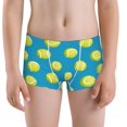 thumbnail image 5 of Yiaed Ball Tennis Print Boys' Boxer Briefs Cotton Casual Stretch Comfort Boys Boxers - Kids Boxer Briefs Underwear for Boys (6-18)-Medium, 5 of 5