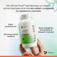 thumbnail image 4 of Primetech Taurina TAU-500, 120 Cápsulas de 500mg. Aminoácido esencial para el cerebro, la retina, el corazón y las plaquetas mejorando la salud cardiovascular y cerebral y el rendimiento físico, 4 of 4