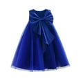 thumbnail image 1 of RXIRUCGD 2025 Vêtements d'Été pour Enfants Mode Robe Camisole Sans Manches Couleur Unie Robe de Performance pour Filles, 1 of 2