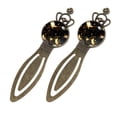 thumbnail image 2 of Firefly Vintage Copper Crown-Shaped Bookmarks Set of 2 - Stainless Steel Reading Accessories for Book Lovers, 2 of 5