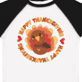 thumbnail image 4 of Inktastic Happy Thanksgiving with Cute Turkey Boys or Girls Toddler T-Shirt, 4 of 5