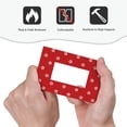 thumbnail image 4 of DouZhe 1-Gang Decorator/Rocker Wallplate, Patriot Red Stars Flag Decorative Wall Plates, 4 of 7