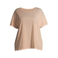thumbnail image 6 of Terra & Sky Women's Plus Size Relaxed Crewneck T-Shirt, 6 of 6