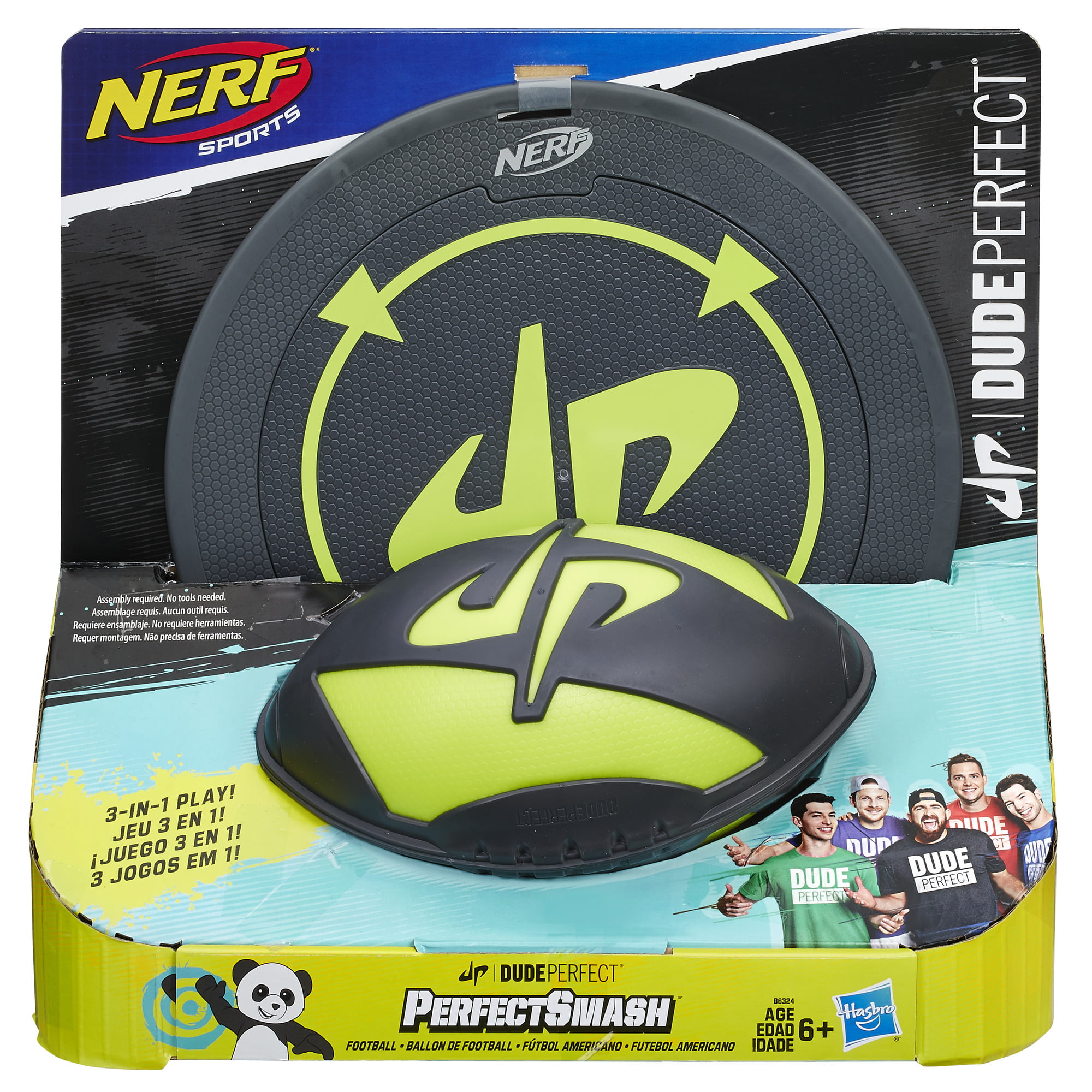 knude belønning spejl Nerf Sports Dude Perfect Smash Football - Walmart.com
