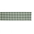thumbnail image 2 of Hunter Green  Heavyweight Check Fringed Cotton Table Runner 14x72, 2 of 3