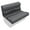 Slate / Dark Neutral, variant on Wise BM1144-1066 Premier Series Pontoon 36" Bench Cushion Set - Platinum / Mocha Java / Khaki