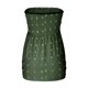 thumbnail image 5 of ICHUANYI Clearance Women Strapless Bandeau Lace Patchwork Summer Casual Sleeveless Tube Blouse Top(Army Green, M) ICHUANYI WER2023081005377, 5 of 6