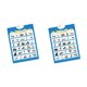 thumbnail image 1 of Bewildely Póster de preescolar en inglés, gráfico de pared de PVC interactivo con sonido del alfabeto, juguete educativo para edades tempranas, niños Tipo6 2piezas Bewildely CBP580164, 1 of 5