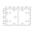 thumbnail image 2 of Multinautic Eagle Floats 24 in. x 36 in. x 20 in. High Freeboard Foam Filled Heavy Duty Dock Float Drum, 2 of 7