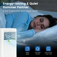 thumbnail image 6 of Costway 6000BTU (10000 BTU ASHRAE) Portable Air Conditioner with Dehumidifier & Fan Mode, up to 350 Sq.Ft, 6 of 12