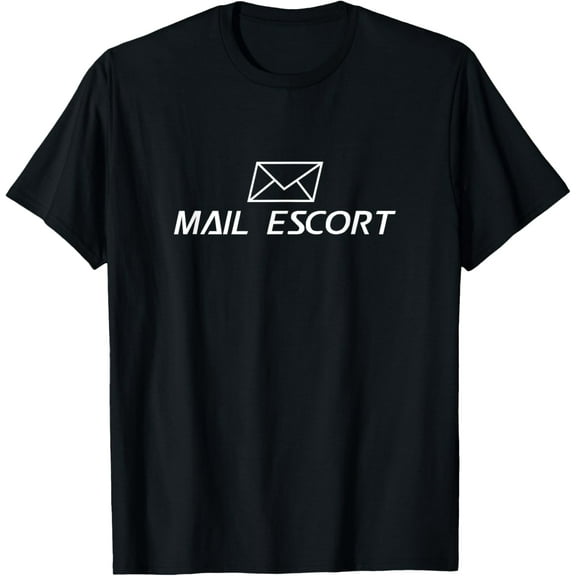 Mail Escort - Mailman Gift Postman Postal Worker Gift T-Shirt100% cotton short-sleeved shirt for both men and women