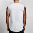 thumbnail image 4 of Mens V Neck Tank Tops Sleeveless Big and Tall Bodybuilding Muscle Cut Off Shirts Stretch Gym Workout Tee, 4 of 8