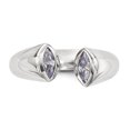 thumbnail image 4 of 925 Sterling Silver Cubic Zirconia Cz Ring, 4 of 8