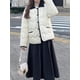 thumbnail image 1 of Chaquetas de algodón con botones y bolsillos para mujer, abrigos sólidos de manga larga, prendas de vestir para exteriores, Otoño, 2024, 1 of 5
