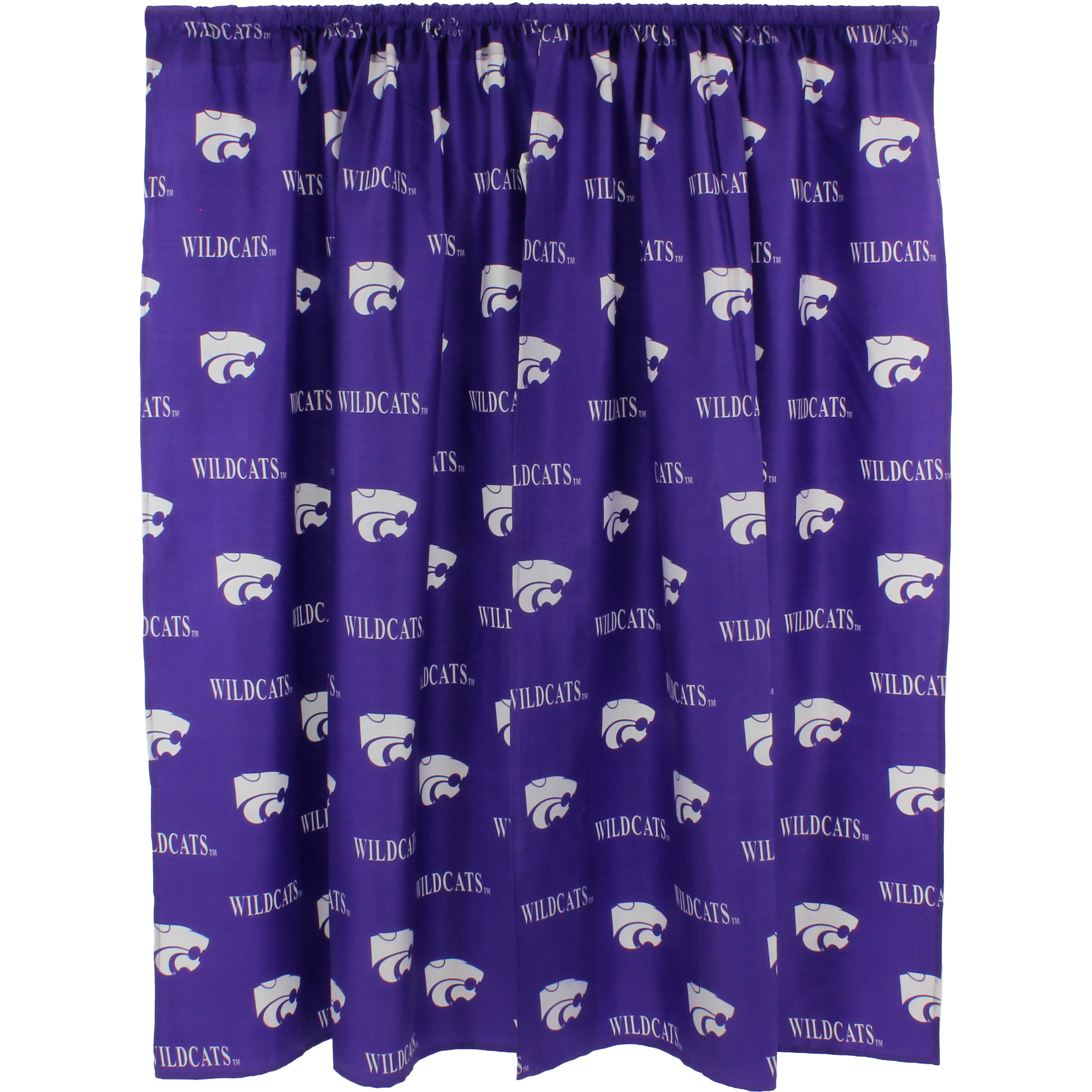 Kansas State Wildcats 100% Cotton, 63" Curtain Panels, Set of 2