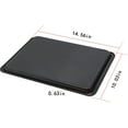 thumbnail image 2 of Baking Sheet 14 Inch, 2 Pack Nonstick Carbon Steel Cookie Sheet Pan Oven Baking Pans Baking Tray Rimmed Baking Pan - Black, 2 of 7