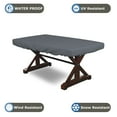 thumbnail image 3 of Covers & all Poker Table Cover 12 Oz Waterproof - 100% Weather Resistant Outdoor Game Table Cover with Elastic at 4 Sides (84" W x 42" D x 8" H Inches, Grey), 3 of 6