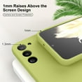 thumbnail image 2 of Slim Liquid Silicone Case for Galaxy S23, with Scratch-Resistant Microfiber Lining Anti-Slip and Shock Absorption Soft Silicone Protective Case for Samsung Galaxy S23 2023 YellowGreen, 2 of 14