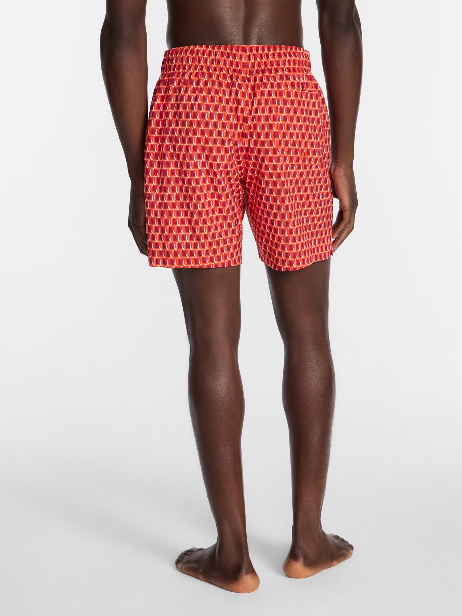 George Men's and Big Men's Novelty Swim Trunks with UPF 50+, 7" Inseam, Sizes S-3XL
