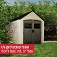 thumbnail image 4 of Rubbermaid 7' x 10.5' Roughneck Storage Shed, 4 of 6
