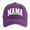 Purple, variant on Fgnfyis Mama Hats For Women Funny Adjustable Mini Baseball Caps Casual Twill Dad Style Hat Grey One Size