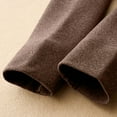 thumbnail image 5 of SGFCWSX Girls High Waisted Leggings Fleece Lined Pants Kids Winter Warm Soft Legging Pants Brown Size 6-7Years, 5 of 6
