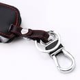 thumbnail image 3 of Shisuyan Leather Car Key Case Cover Holder for A93 A63 Car Alarm Remote Controller LCD Keychain Cover Wallet (Brown Thread), 3 of 8