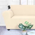 thumbnail image 4 of Yeacher Housse de Canapé Extensible Antidérapante Douce Housse de Canapé Lavable pour Salon Enfants Animaux 4 Places Beige, 4 of 8