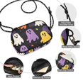 thumbnail image 3 of FORMRS Mini Crossbody Bag for Women Adjustable Rope Shoulder Casual Phone Purse, Yellow Halloween Ghosts, 3 of 7