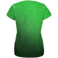 thumbnail image 2 of Halloween Green Earth Dragon Scales Costume All Over Womens T Shirt Multi X-LG, 2 of 2