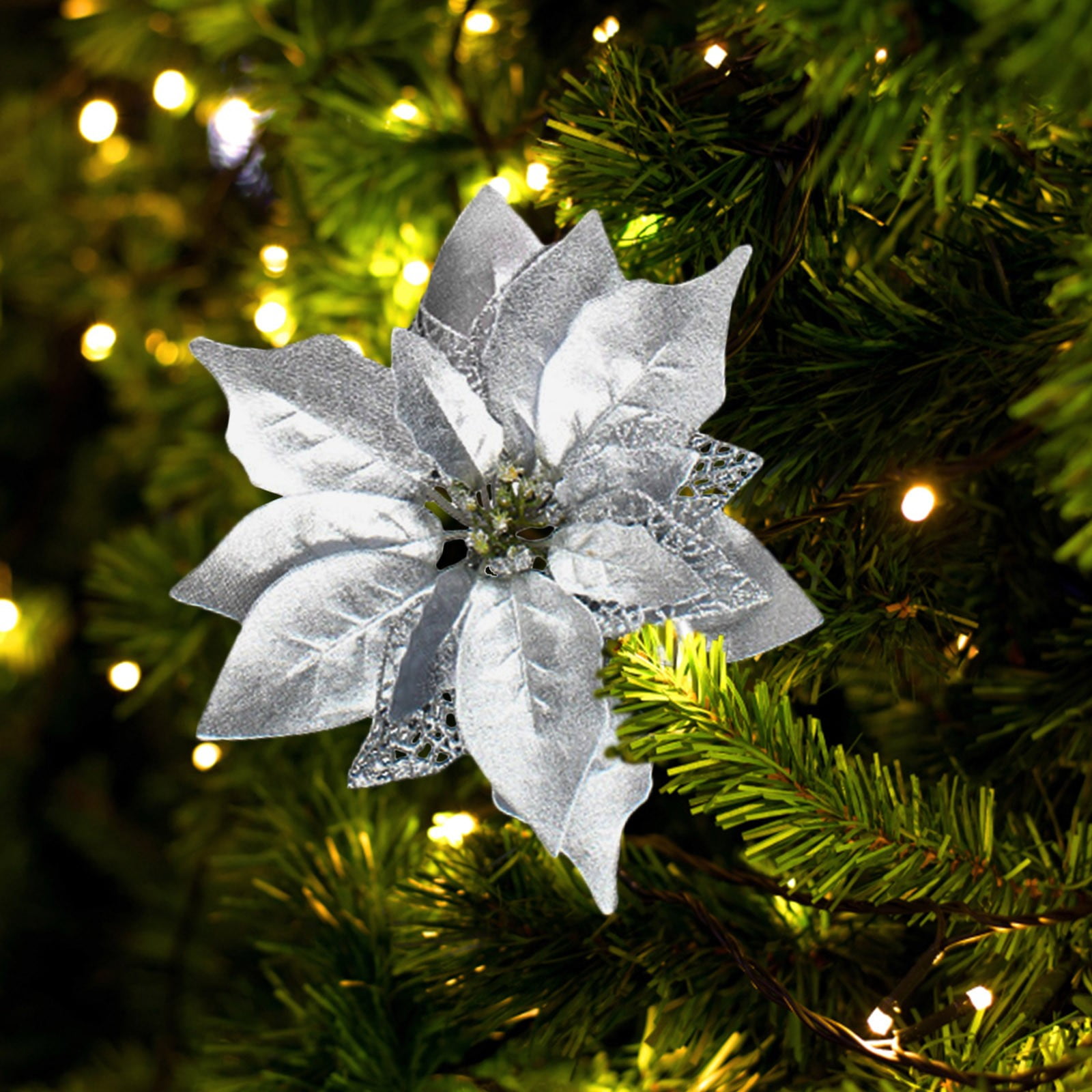 lystmrge Wood Flower Bouquet Artificial Flower Basket Artificial