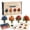 A001- A, variant on Beaded Bouquet DIY Kit, 4 Piece Patriotic July 4th 250th Anniversary Set, Independence Day Celebration Home Decor, Handmade Patriotic Craft for Holiday Display and Creative Hobby