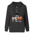 thumbnail image 3 of Aloohaidyvio Hoodies,Women Sweatshirt Casual Crewneck Loose Hooded Drawstring Pocket Tops, 3 of 4