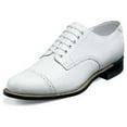 thumbnail image 2 of Stacy Adams Men Dress Classic Cap Toe Lace Shoes White Madison Biscuit 00012-07, 2 of 7