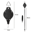 thumbnail image 4 of Polea ajustable para plantas, retráctil, para colgar macetas, cestas de flores, ganchos para macetas y elevadores, paquete de 3 piezas, 4 of 5