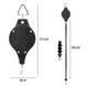 thumbnail image 4 of Polea ajustable para plantas, retráctil, para colgar macetas, cestas de flores, ganchos para macetas y elevadores, paquete de 3 piezas, 4 of 5