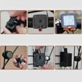 thumbnail image 4 of Computadora de ciclismo para bicicleta con cable, resistente al agua, con odómetro, velocímetro, retroiluminación, alerta de velocidad, cronómetro, pantalla y tabla de códigos, 4 of 7