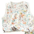 thumbnail image 4 of Ahuyic Toddler Kids Clothing Set,Kids Casual Outfits,Toddler Kids Kid Girls Boys' Casual Sleeveless Casual Loungewear Thin Home Clothing Two Piece Set, 4 of 4