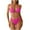 Womens Swimsuits Pink, variant on Swimsuits for Women 2 Piece Bikini Sets Womens Adjustable Bikini Tops with Shells and Thongs Panties Solid Color Hawaiian Beach Bathing Suits