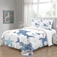 thumbnail image 4 of Home Bedding Set Fish Shell Comforter Cover Set Teen Adult Creative Seafloor Bedspreads,Full (80"x90"), 4 of 5