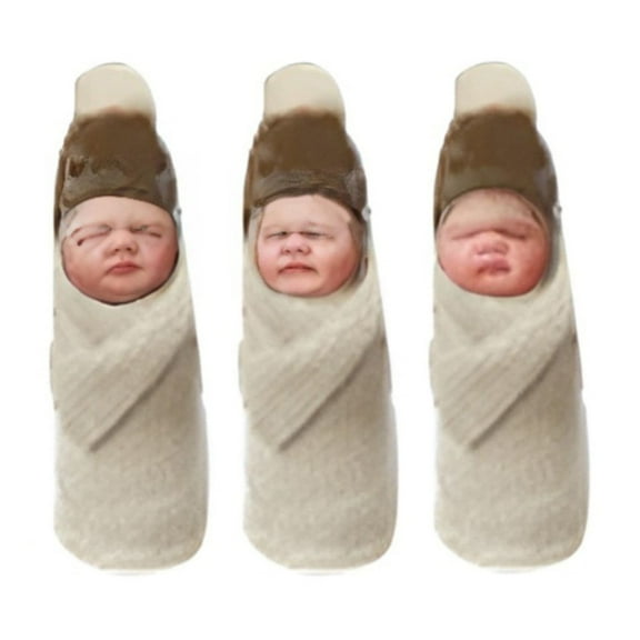 XUYAN Miniature 2" Truly Real Baby Dolls Silicone Full Body for Girls, ,Miniature Real Full Body Silicone Reborn Baby Dolls for Children's Gifts - Girl