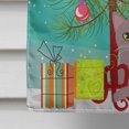thumbnail image 4 of Carolines Treasures BB4427CHF Russian Blue Cat Merry Christmas Tree Flag Canvas House Size, 4 of 4