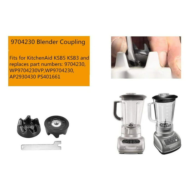 Blender Coupling for Kitchen Aid Blender - Replacement Drive Coupler for  Kitchen Aid9704230