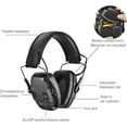 thumbnail image 2 of GUCHO Electronic Safety Earmuff Hearing Ear Protection for Mowing Welding Noise Reduction, 2 of 4