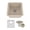 Beige, variant on 16" x 18" Quartz Kitchen Sink, Single Bowl Sink, Drop-in Sink, Undermount Sink, Granite Kitchen Sink, Galaxy  White Kitchen Sink, with Steel Grids and Basket Strainer Lexicon Platinum LP-1618-W