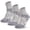Gris Clair, variante sur Arealer Hommes 3 Paires Chaussettes Athlétiques en Coton Sports de Plein Air Chaussettes Décontractées Mi-Mollet pour Randonnée Randonnée Marche