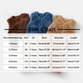 thumbnail image 2 of Toddler Fleece Vest Girls Button Down Winter Warm Sherpa Jackets Sleeveless Casual Fall Fuzzy Coat Pink, 3-4 Years, 2 of 3