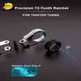 thumbnail image 3 of LOVEVER 8mm Metric Flex-Head Ratchet Wrench Box End Head 72-Tooth Ratcheting Combination Wrench Spanner, 3 of 4